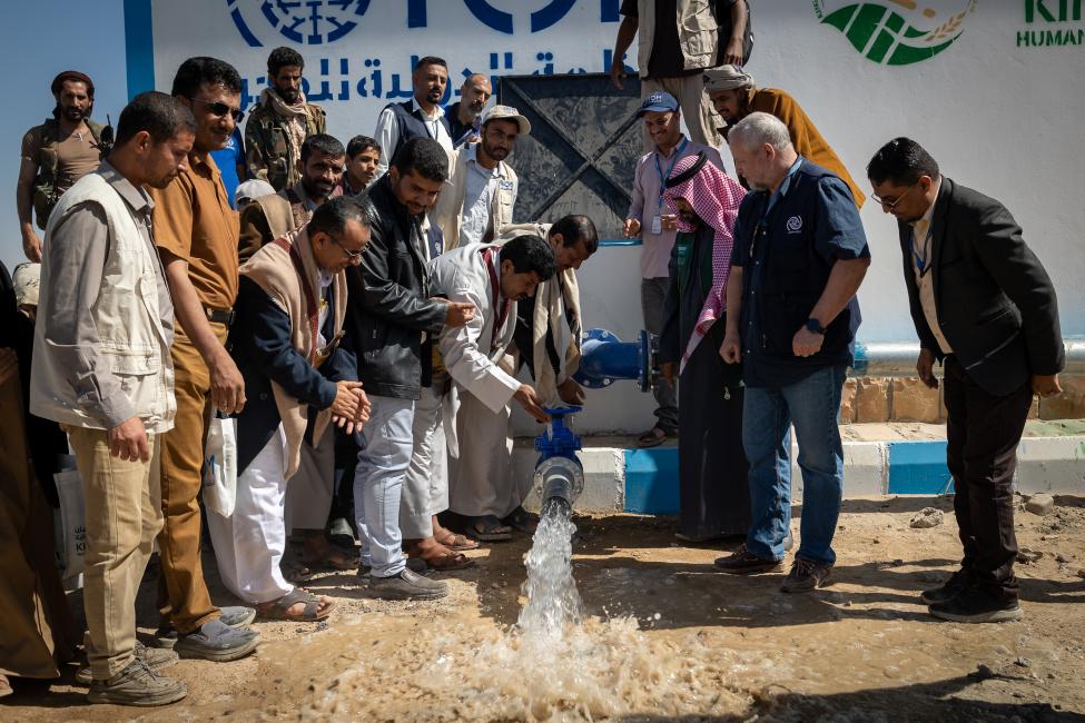 IOM Launches a Large-Scale Water Distribution Network in Ma’rib