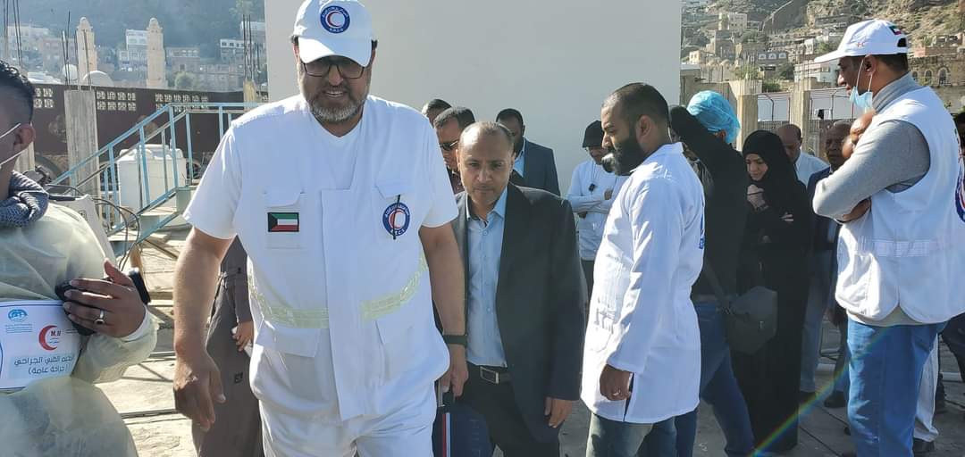 Funded by Kuwait, Medical and Surgical Camp Inaugurated in Taiz