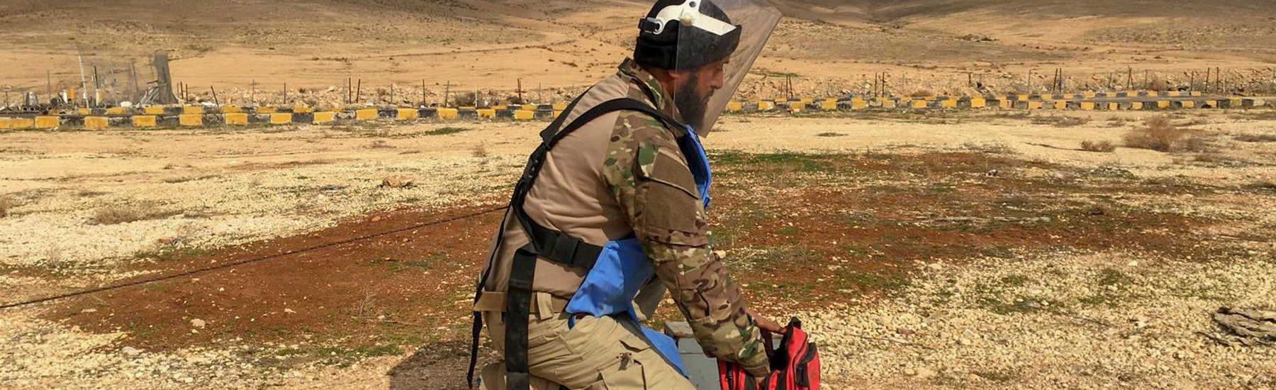 منظمة “هالو ترست” البريطانية تنفذ مشروعًا لنزع الألغام في قعطبة