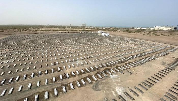 تشيد أول محطة كهرباء بالألواح الشمسية في مدينة المخا في اليمن