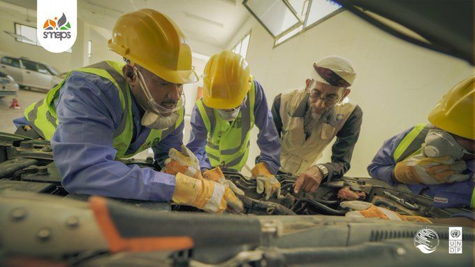 Conclusion of a 23-Day Training Course in Car Mechanics in Al-Qatn District in Hadhramaut Governorate