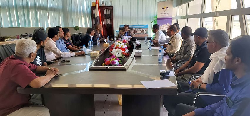 Civil Aviation Authority President Visits Seiyun International Airport to Discuss Development Plans