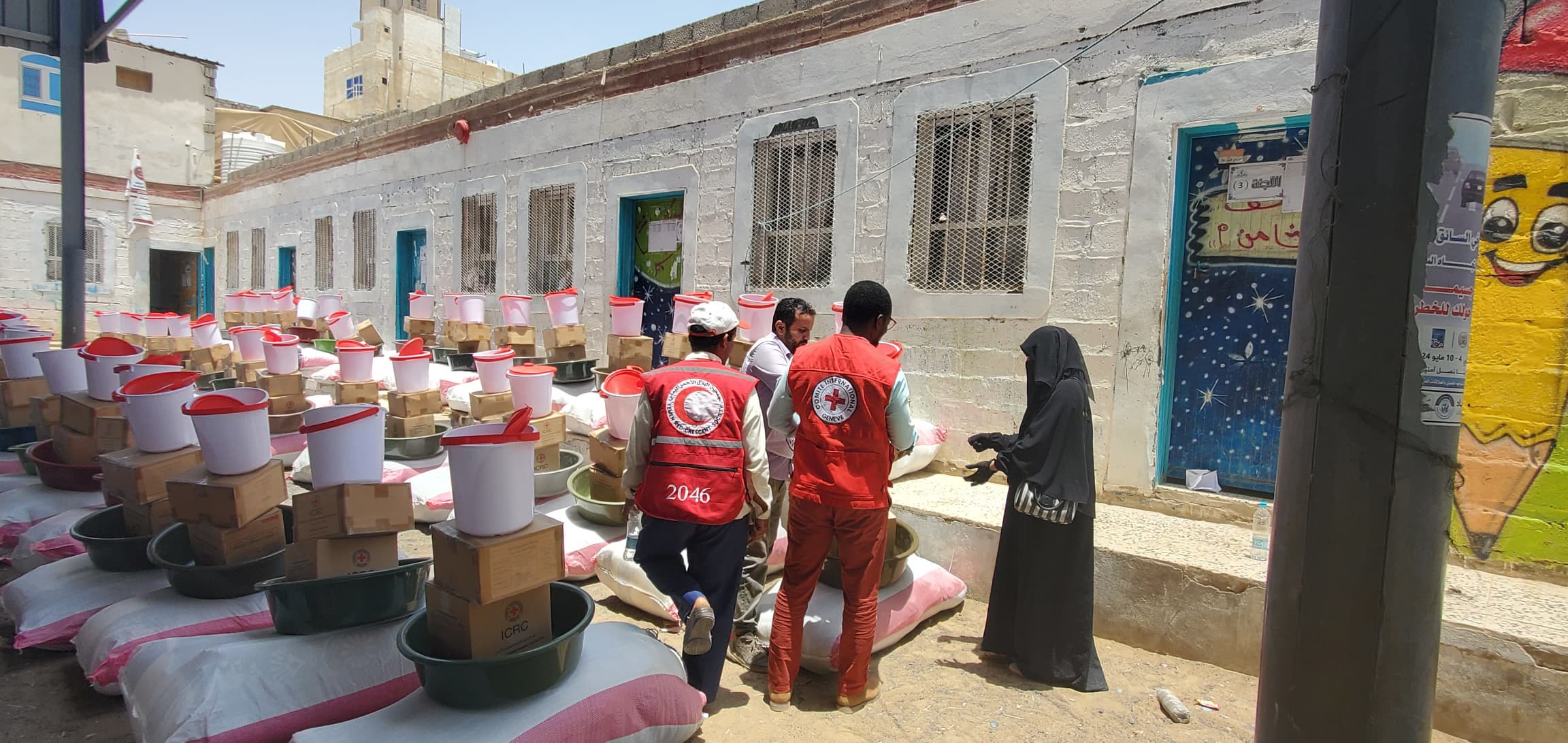 ICRC Distributes Essential Items to 1,500 Displaced Families in Ma’rib