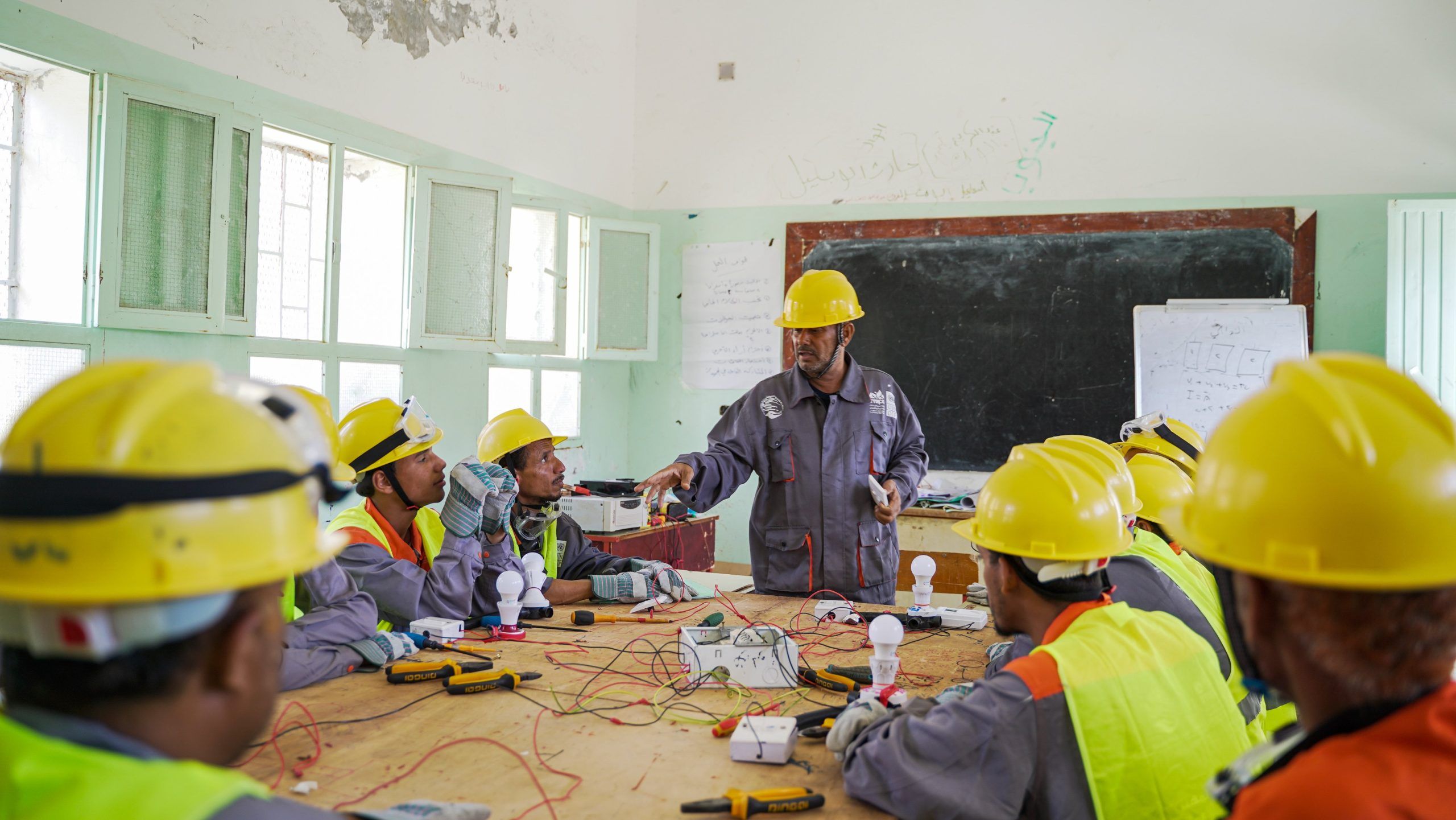 Yemeni Youth Complete Solar Maintenance Training in Radfan