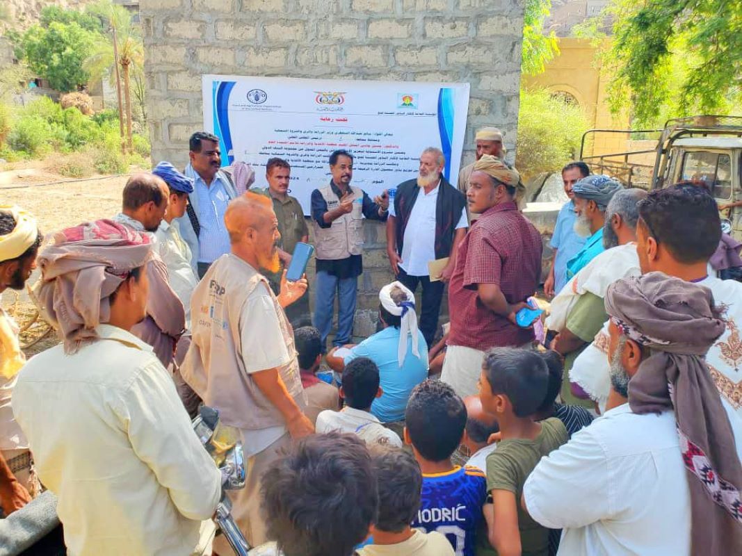 Ministry of Agriculture and Irrigation Launches Seed Distribution for 100 Farmers in Lahj, funded by the World Bank Group