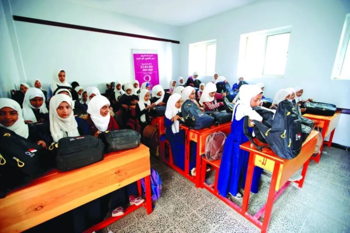 Qatar Charity’s innovative project enhances educational stability in Yemen