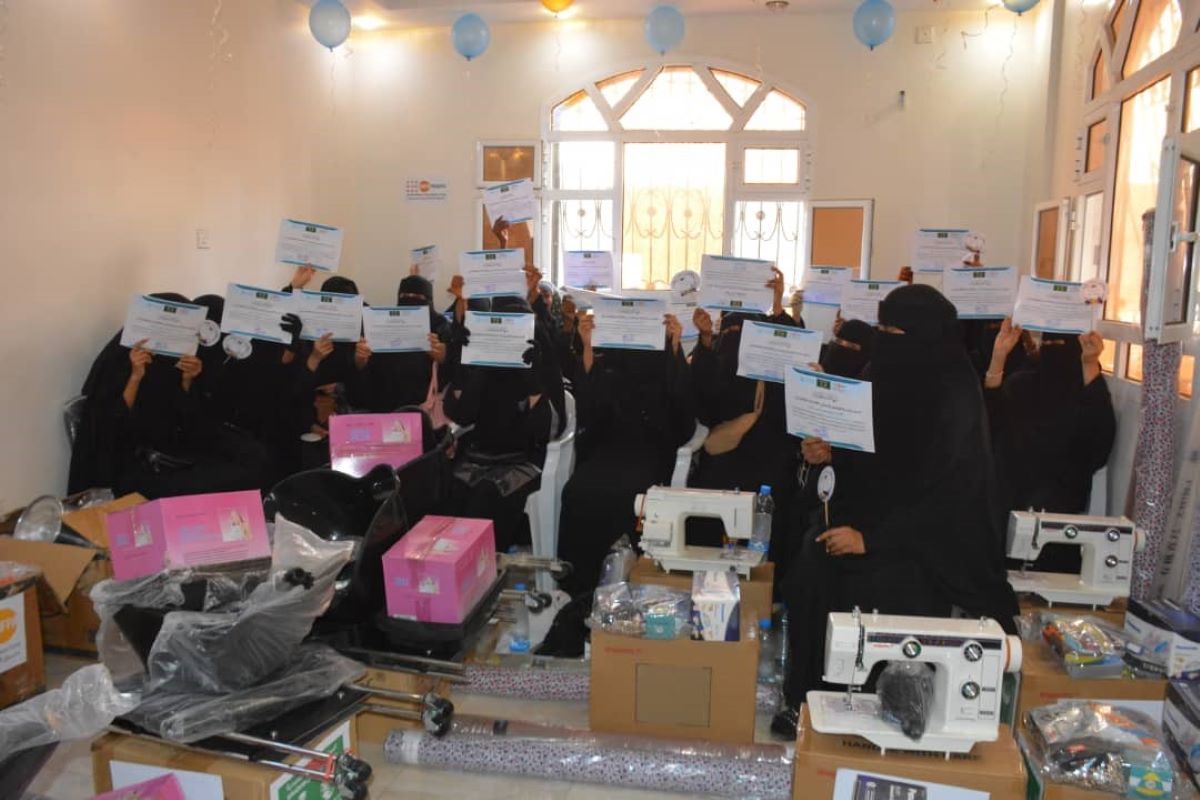 24 Women in Aden Receive Economic Empowerment Grants with UNFPA and KSrelief Funding