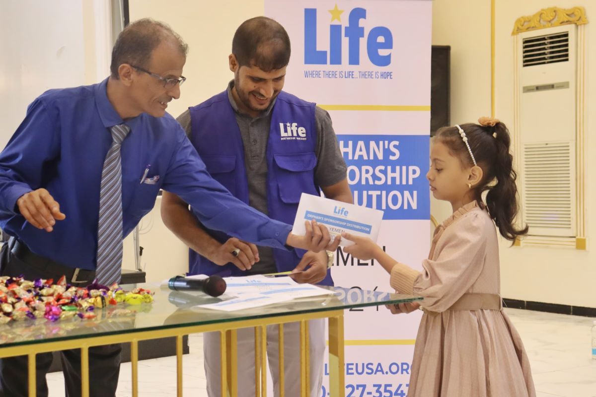 Life Organization for Relief and Development Launches Project to Support 125 Orphans in Aden