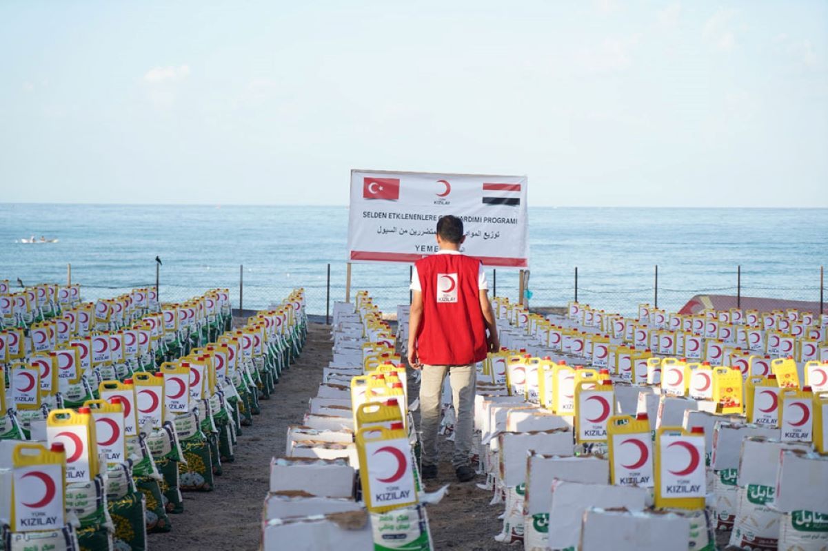 Food Support for Displaced Persons in Hodeidah governorate with Turkish Funding